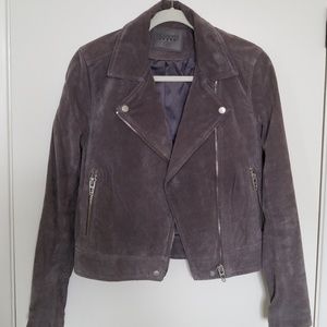 EUC BLANKNYC grey suede (leather) moto